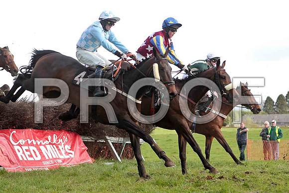 Ballykenny , 3rd, Jockey - R M Johnston , Ballygar Benefit , PU, Jovkey - J C Barry & Hunters Frontier , 5th, Jockey F J Harford - CU2D4664-e
