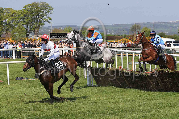 16th Toccata Blue and Mr J P McKeown ( 6 , light blue and orange hlvd ) Trainer - J Larkin , Owner - Kieran Grant