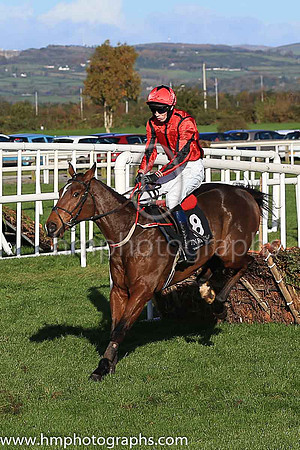 F Blue Skimmer and L A McKenna ( 8 , red, black seams ) Trainer - Nicole McKenna , Owner - R P Behan