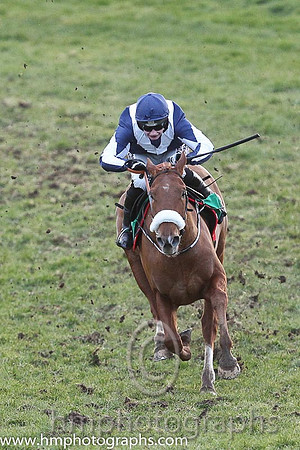 01 Alberta &amp; N. Carberry - Trainer: Gordon Elliott - Owner: Cullentra Racing Syndicate ( blue, white chevron )