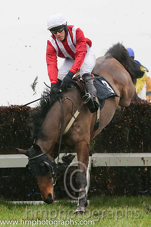 06 Tyrone House and Mr M Watson - - 06th (1 ,blue, green sleeves ) Trainer - R K Watson  08 Kerrib Castle and Mr M McConville - F - 08th (3 ,red and white stripes ) Trainer - Stephen McConville