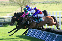 03rd Blue Markie and D J O?Keeffe ( 3 , blue and beige check ) Trainer - D M Christie , Owner - Miss Jennifer O?Kane