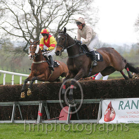 01st Deputy Consort ( 2 ) and Ms K Ferris - Trainer : Eoin G Barry - yellow, red cross belts and 06th The Hollinwell ( 7 ) and Ms S Oakes - Trainer : Irene T Oakes - beige, beige plain sleeves