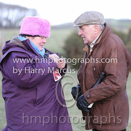 Margie McLoone  Wilson Dennison owner of Ballyarthur winner of Race 2 at Tyrella