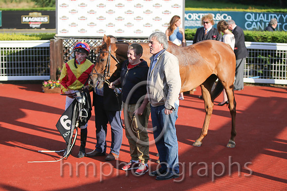 1st No 6 Annagh Haven (IRE) (5) - Jockey: C D Hayes - Trainer: M Mulvany - Colours: red and yellow diabolo