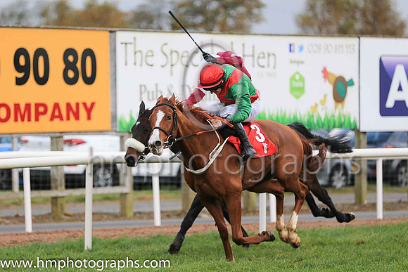 01st Rashaan and S W Flanagan ( 3 , green, red cross belts ) Trainer - C Kidd , Owner - Mrs T J Kidd  Mrs R Treacy