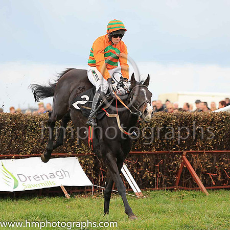 01st VALMY BAIE (FR) and B O'Neill ( 2 ,orange, green chavrons ) Trainer: D.M. Christie,, Owner : Nicholas, Ray