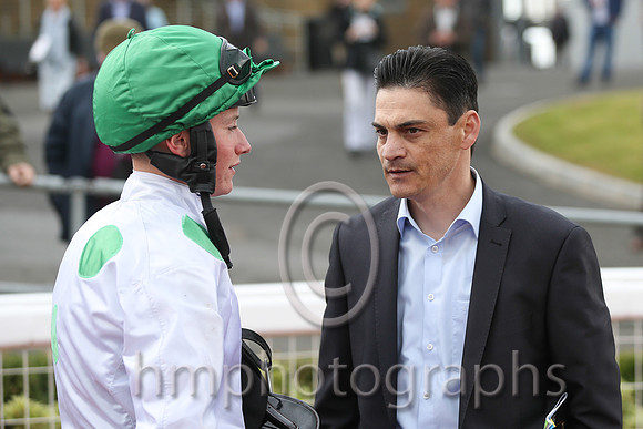 1st No 4 Boughtforasong (IRE) (3) - Jockey: S Corby (5) - Trainer: Georgios Pakidis - Colours: white, three green spots