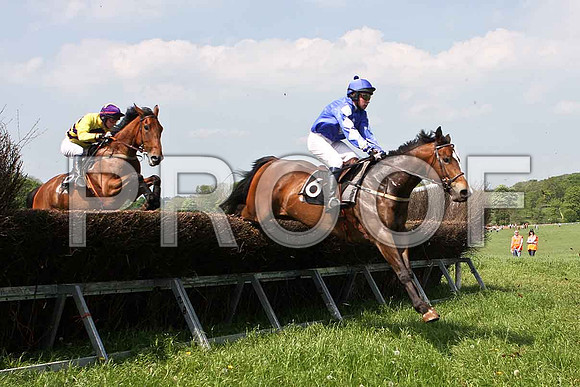 Third Race -  Mia's Vic 3rd, Rider D R Fox & Kilbray Lad (6) PU, Rider P W Bartlett - IMG_0342-e
