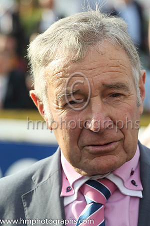 01 Toe The Line and F M Berry - - 01st (9 ,pink, black hoop ) Trainer - J E Keily