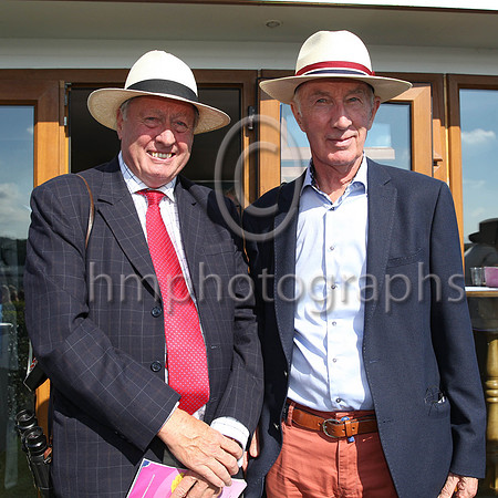 Noel Chance and Jeremy Maxwell Directors of Downpatrick Racecourse at Ladies Day on Monday