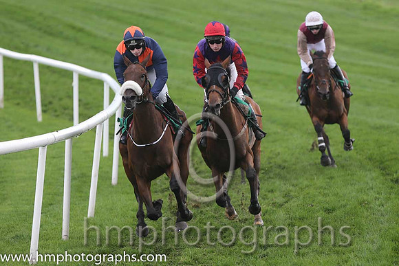 01 Tom's Article & Ms N Carberry - winners (3, orange and blue qtrd) & 02 Inchivara & Mr T N Brett - 2nd (1, maroon and pink sleeves) - AA1V0959