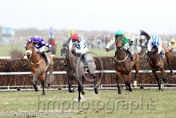 03rd Shanroe Street ( 15 )  J C Barry - Trainer: Karl Thornton - maroon, white star , 01st Fagan ( 1 )  Derek O'Connor - Trainer: I R Ferguson - navy and white diamonds and 02nd A Bold Move ( 3 )  R J