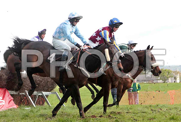 Ballykenny , 3rd, Jockey - R M Johnston , Ballygar Benefit , PU, Jovkey - J C Barry & Hunters Frontier , 5th, Jockey F J Harford - CU2D4665-e