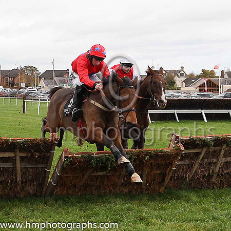 06th Rock On Westie and R Loughran ( 5 , red, blue star ) Trainer - Miss S Barkley , Owner - Paul Hobson