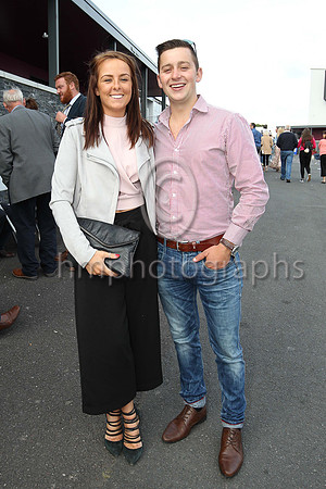 Courtney Ferris and Connor Strain at Downpatrick Races