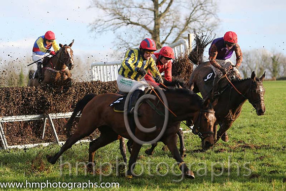 02 Gem And I and J P McKeown - - 02nd (5 ,red  white  yelow stripes ) Trainer - Michael Rice 06 Steel's Cotton and N McParlan - PU - 06th (9 ,violet, royal stewart tartan sleeves ) Trainer - I R Fergu