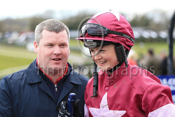 01st Isodon and Katie O'Farrell ( 2 , maroon, white star ) Trainer - G Elliott , Own'r - Gigginstown House Stud