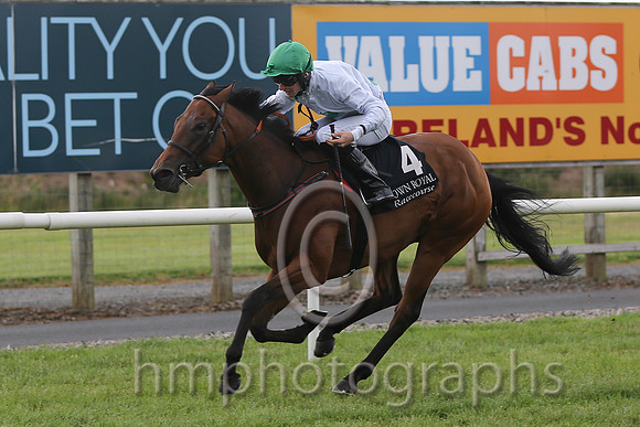 1st No 4 Boughtforasong (IRE) (3) - Jockey: S Corby (5) - Trainer: Georgios Pakidis - Colours: white, three green spots