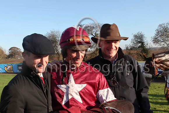 Trainer Colm A Murphy, Owner Michael O'Leary  & Jockey D N Russell - IMG_9649-e