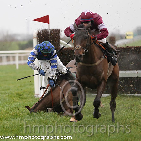 07 The Housekeeper and Sean Flanagan - F - 07th (8 ,brown, white sash ) Trainer - David Harry Kelly  02 Empire of Dirt and Kevin Sexton - - 02nd (2 ,maroon, white star ) Trainer - C A Murphy
