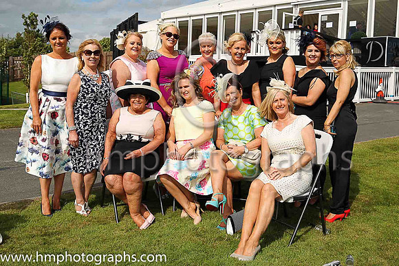 The golden girls at Downpatrick Racecourse ladies Day