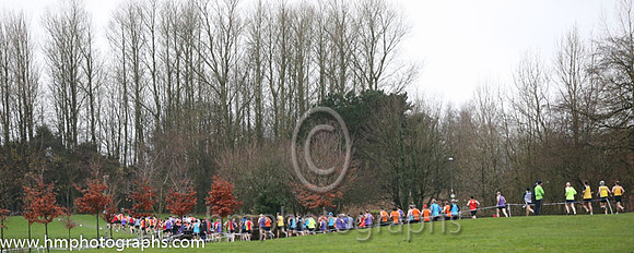 The field at the start of the 2014 Malcolm Cup at Ballyclare