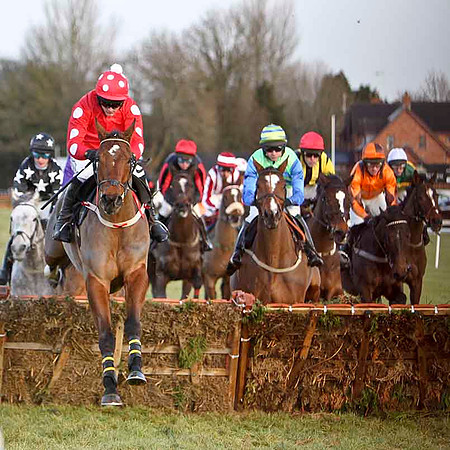 Accordian to Paddy (3rd form left, Red Cap) Winner - Jockey A E Lynch - FT8E9907-e