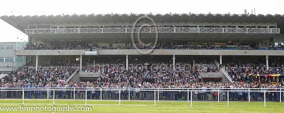 Packed stands at Irish Champions Day at Leopardstown