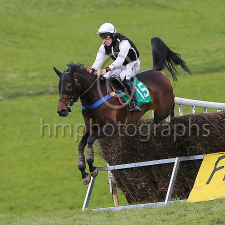 01st MISS BLANCHE (GB) and B O'Neill ( 15 , BLACK,white stars; black  white striped sleeves; black  white striped cap ) Trainer: Mark Michael McNiff , Owner : Albert Casey