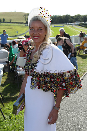 Sinead McKenna from County Meath at the Downpatrick Racecourse Ladies Day on Monday