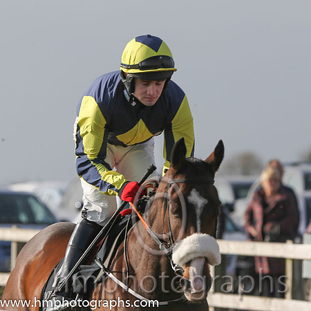 10 The Scourge and K C Sexton - - 10th (11 ,dark blue, yellow diamonds ) Trainer - G Elliott