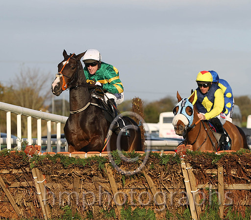 01 Jezki & A P McCoy - winner (1,emerald green and orange hooped ) - FT8E0025-2