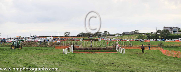 01st TALKISCHEAP and B O'Neill ( 2 ,emerald green, orange spots ) Trainer: Donnchadh Doyle,, Owner : Syndicate Monbeg