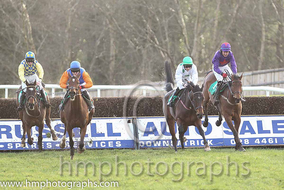 Race 5 2nd - Ardmillan (IRE) (1 ) Jockey: A J Fox (4) - Trainer: S R B Crawford - purple, red star