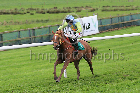 01st HIDDEN LAND and Mr J. C. Barry (5) ( 3 , Light blue , yellow cross ) Trainer - ANDREW KINIRONS , Owner - P J P Byrne