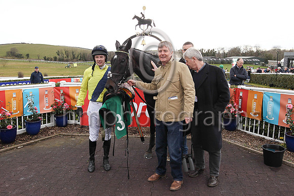 01st Timewaitsfornoone and Mr M J O?Hare 5 ( 3 , yellow, blue sash ) Trainer - A Fleming , Owner - Barry Connell
