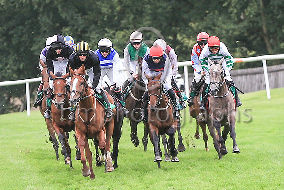 01st Curlew Hiland Mr J J Codd ( 2 , white, green chevrons ) Trainer - G Elliott , Owner - Noel Moran  Mrs Valerie Moran