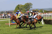 05th Howluckycanwebe and B R Dalton ( 20 , brown, brown and yellow hooped sleeves ) Trainer - D McDonogh , Owner - S W D McIlveen  Patrick Neary