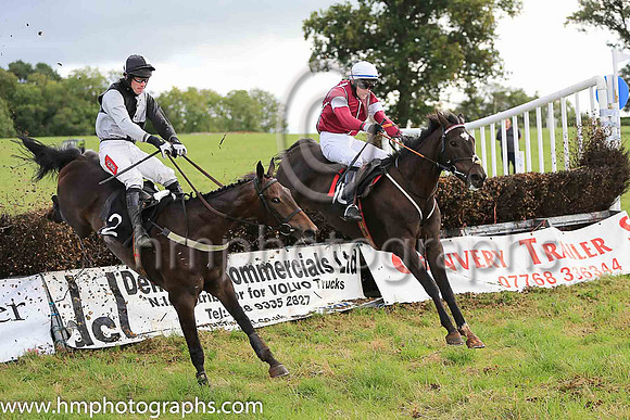 01st PRAIRIENATIVE and Derek O'Connor ( 2 ,black and white qtrd ) Trainer: Colin S. McKeever,, Owner : W.W. Dennison