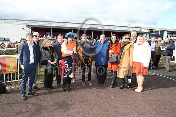 01st Poormans Hill and J W Kennedy ( 5 , orange ) Trainer - G Elliott , Owner - Vincent Caldwell  Mrs Kathleen Caldwell