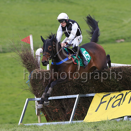 01st MISS BLANCHE (GB) and B O'Neill ( 15 , BLACK,white stars; black  white striped sleeves; black  white striped cap ) Trainer: Mark Michael McNiff , Owner : Albert Casey