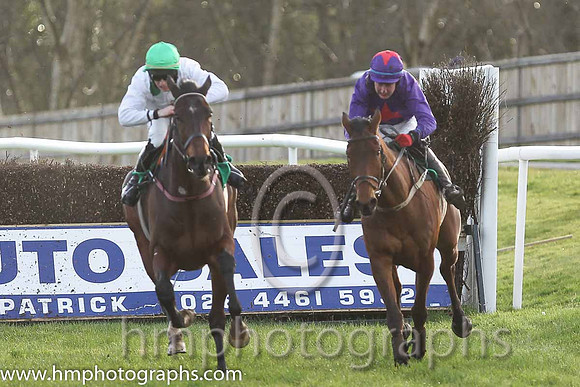 Race 5 2nd - Ardmillan (IRE) (1 ) Jockey: A J Fox (4) - Trainer: S R B Crawford - purple, red star