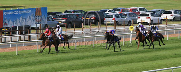 03rd Manu Et Corde (1 white, purple panel ) Jockey: Kevin Manning , Trainer: J S Bolger
