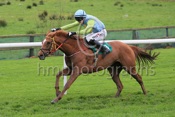 01st HIDDEN LAND and Mr J. C. Barry (5) ( 3 , Light blue , yellow cross ) Trainer - ANDREW KINIRONS , Owner - P J P Byrne