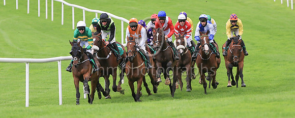 01st Walkers Point and Mr N McParlan ( 3 , orange, white star ) Trainer - S McParlan , Owner - G McGurgan