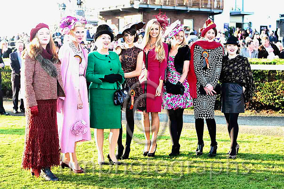 Rosanna Davidson - Former Miss World (5th from left) and finalists and judges in the Best Dressed Lady Competition - IMG_9696-e