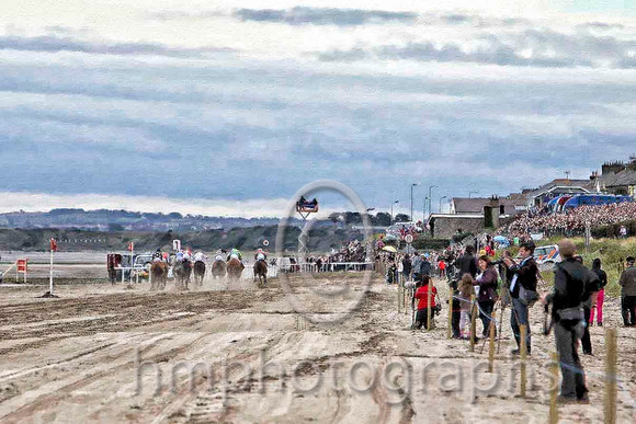 Racing at Laytown on the Beach - FT8E4099-e2-oil