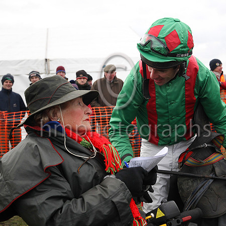 01st CHOSEN DREAM and Derek O'Connor ( 4 , EMERALD GREEN,red braces; emerald green sleeves; emerald green cap,red diamonds ) Trainer: Graham McKeever , Owner : Mrs M.E. Hagan