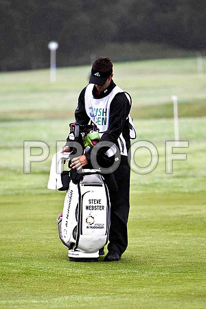 Steve Webster's caddie at the 2010 Irish Open at Killarney - CU2D1391-e